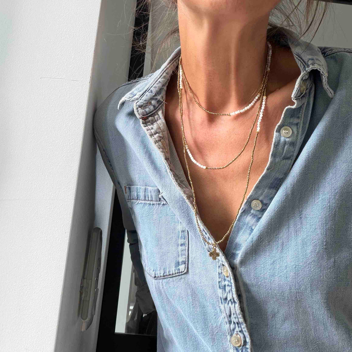 Ceyla gold necklace new