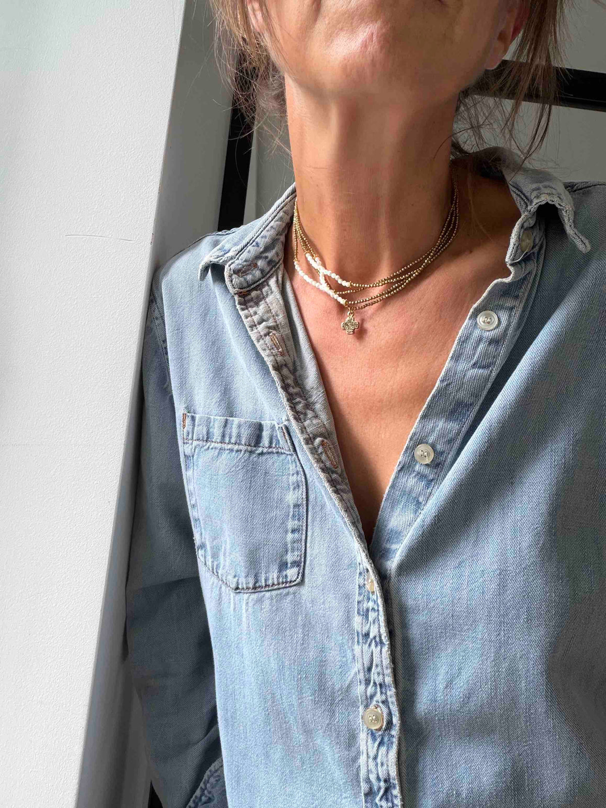 Ceyla gold necklace new