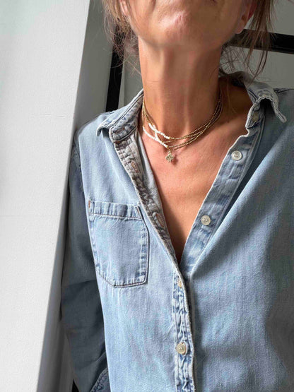 Ceyla gold necklace new