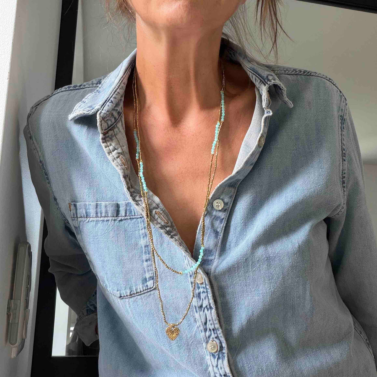 Ceyla gold necklace new