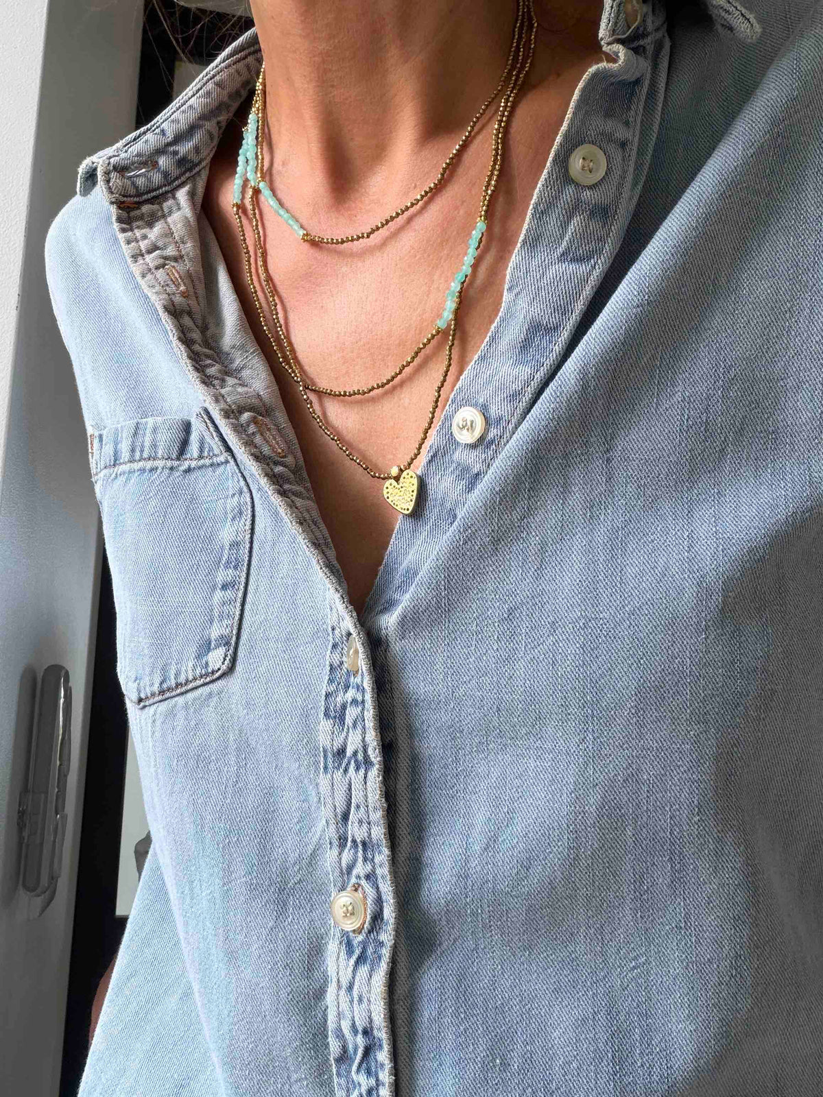 Ceyla gold necklace new