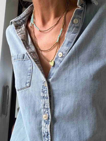 Ceyla gold necklace new