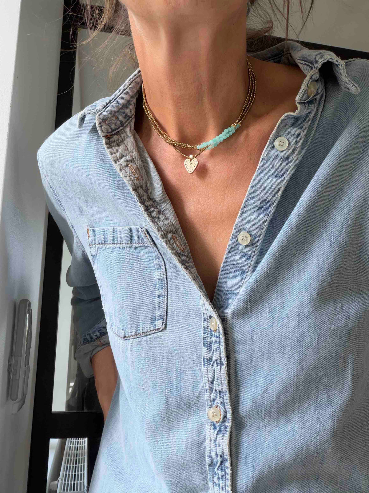Ceyla gold necklace new