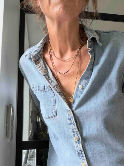 Ceyla gold necklace new