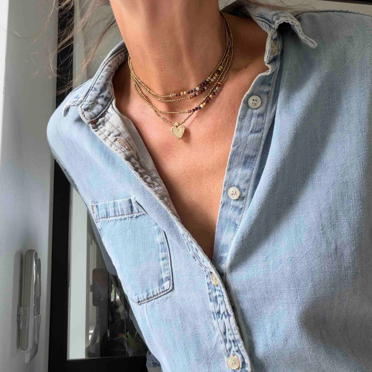 Ceyla gold necklace new