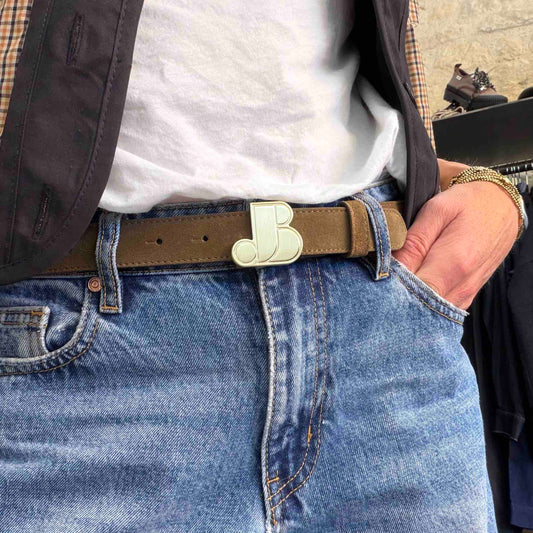 Ceinture disco suède  terre - Jane Blue