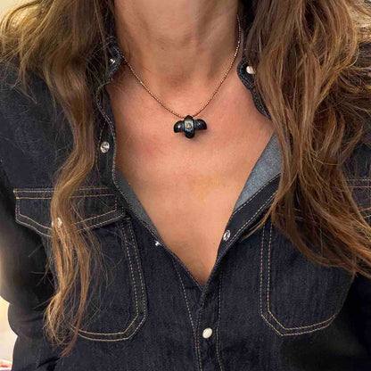 Collier Eagle onyx - Le Monde est Stone