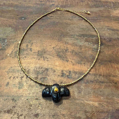 Collier Eagle onyx - Le Monde est Stone