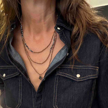 Ceyla gold necklace new