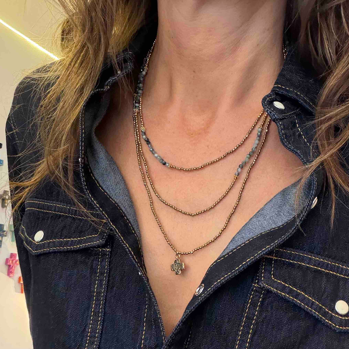 Ceyla gold necklace new