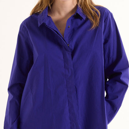 Julie cobalt shirt - Sacred Heart