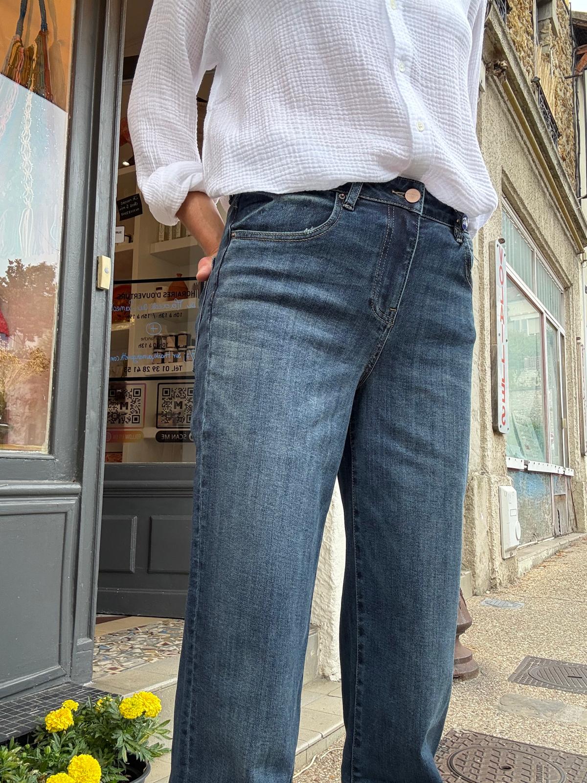 Jean Auteuil Alabama Blue Jersey wash