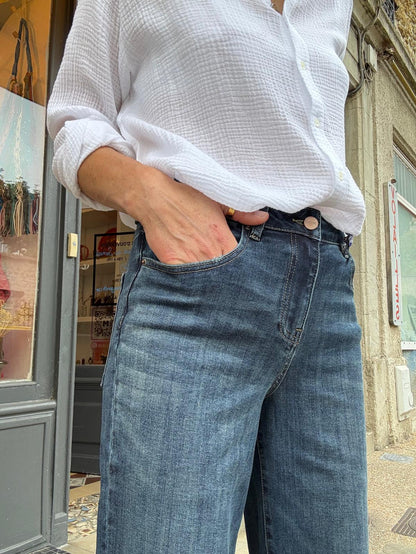 Jean Auteuil Alabama Blue Jersey wash