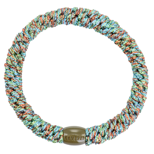 Bracelet/élastique Kknekki coral green glitter