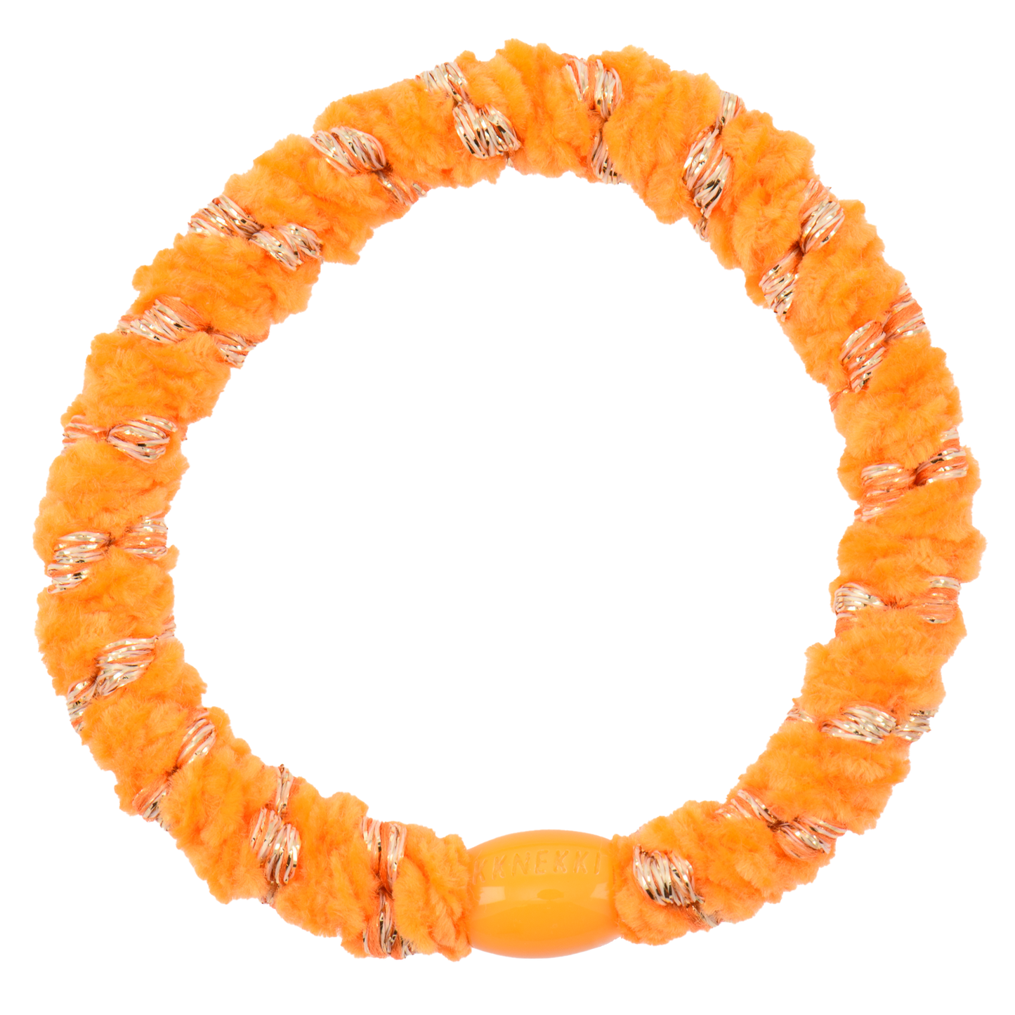 Bracelet/élastique Kknekki Velvet stripe orange