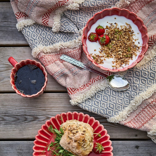 NILLA Plaid, Rose/bleu