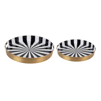 Candy swirl tray duo