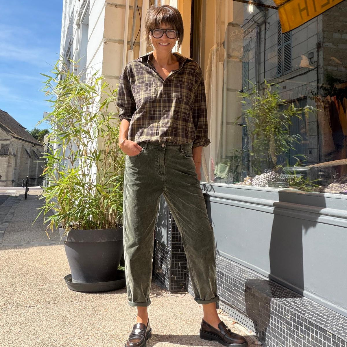 Pantalon Gala wash Army