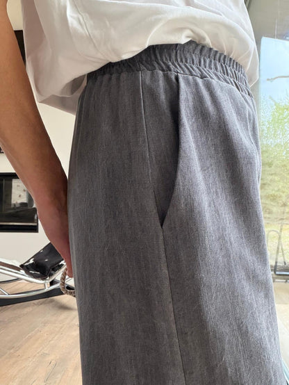 Pantalon fluide Maïwenn gris
