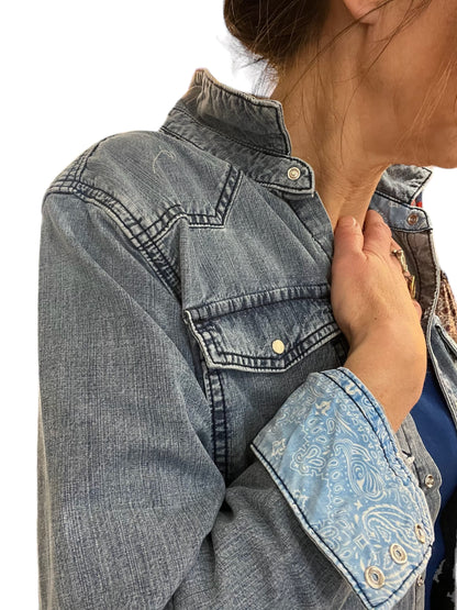 Carlotta denim shirt - Jane Blue