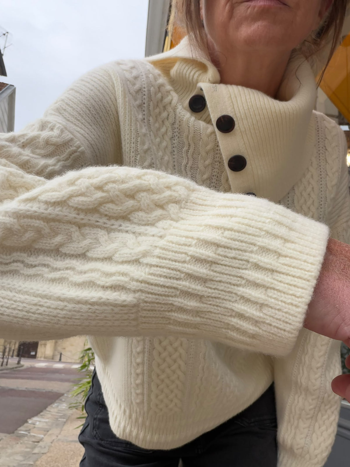 Pull Baxter milk - Maison Anje
