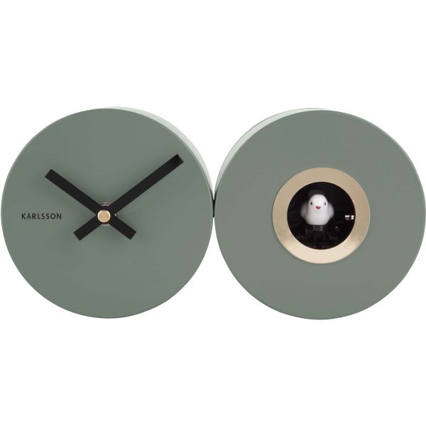 Horloge duo Cuckoo kaki