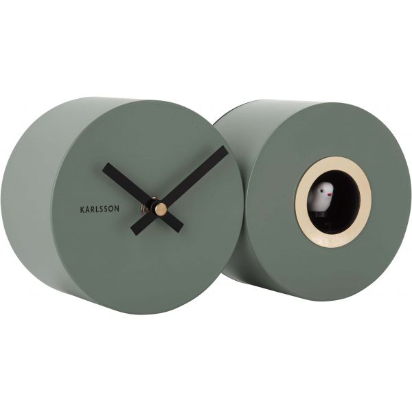 Horloge duo Cuckoo kaki