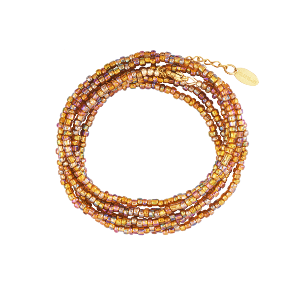 Bracelet/sautoir Riviera Mordoré