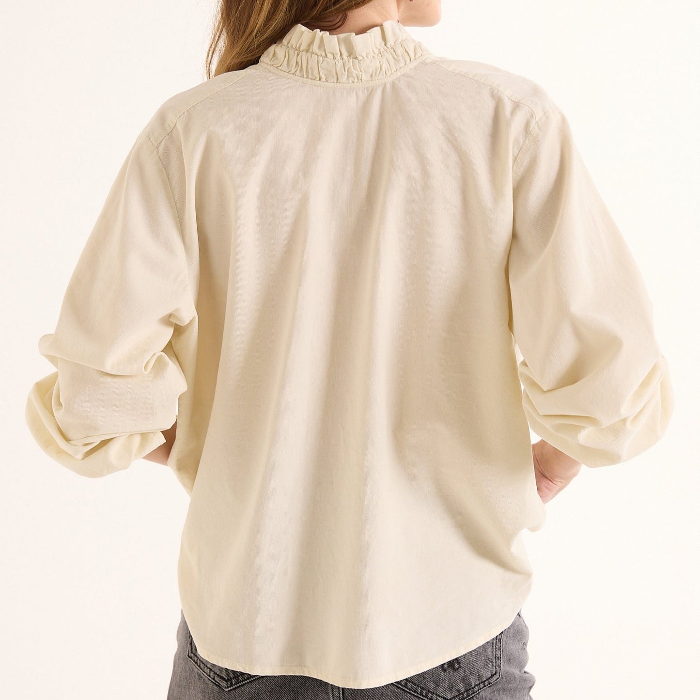 Soline ecru blouse - Sacré Coeur