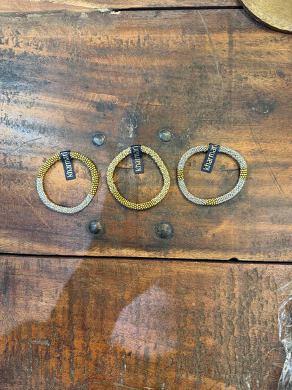 Trio de bracelets stardust hybride 003 argent