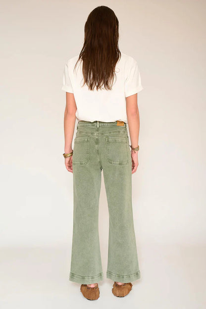 Jean The Frida Sunset Drill - kaki - MKT Studio