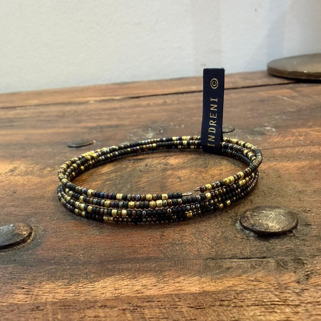 Bracelet Indreni thin mix 001 noir