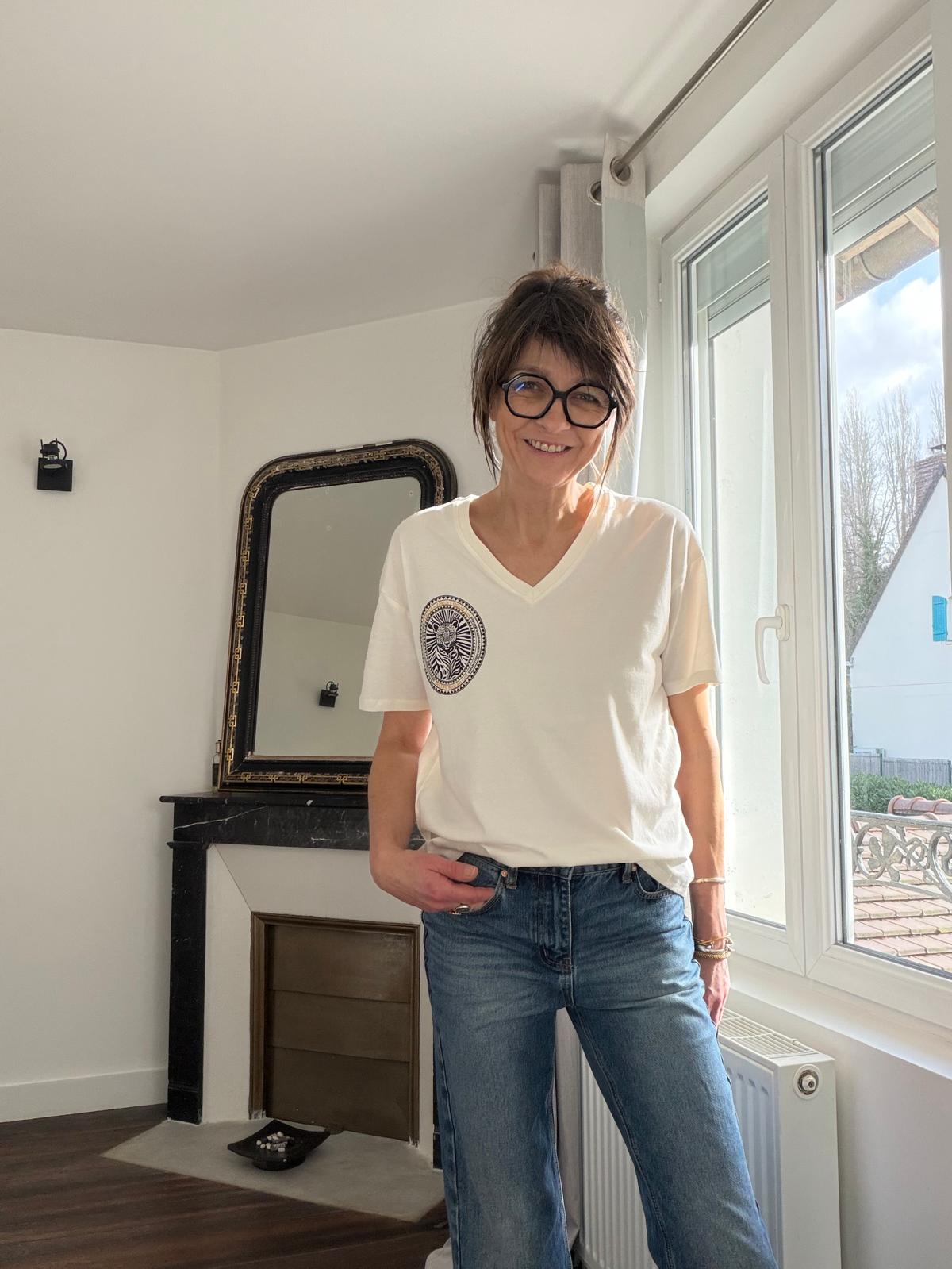 T-shirt Tigrou natural