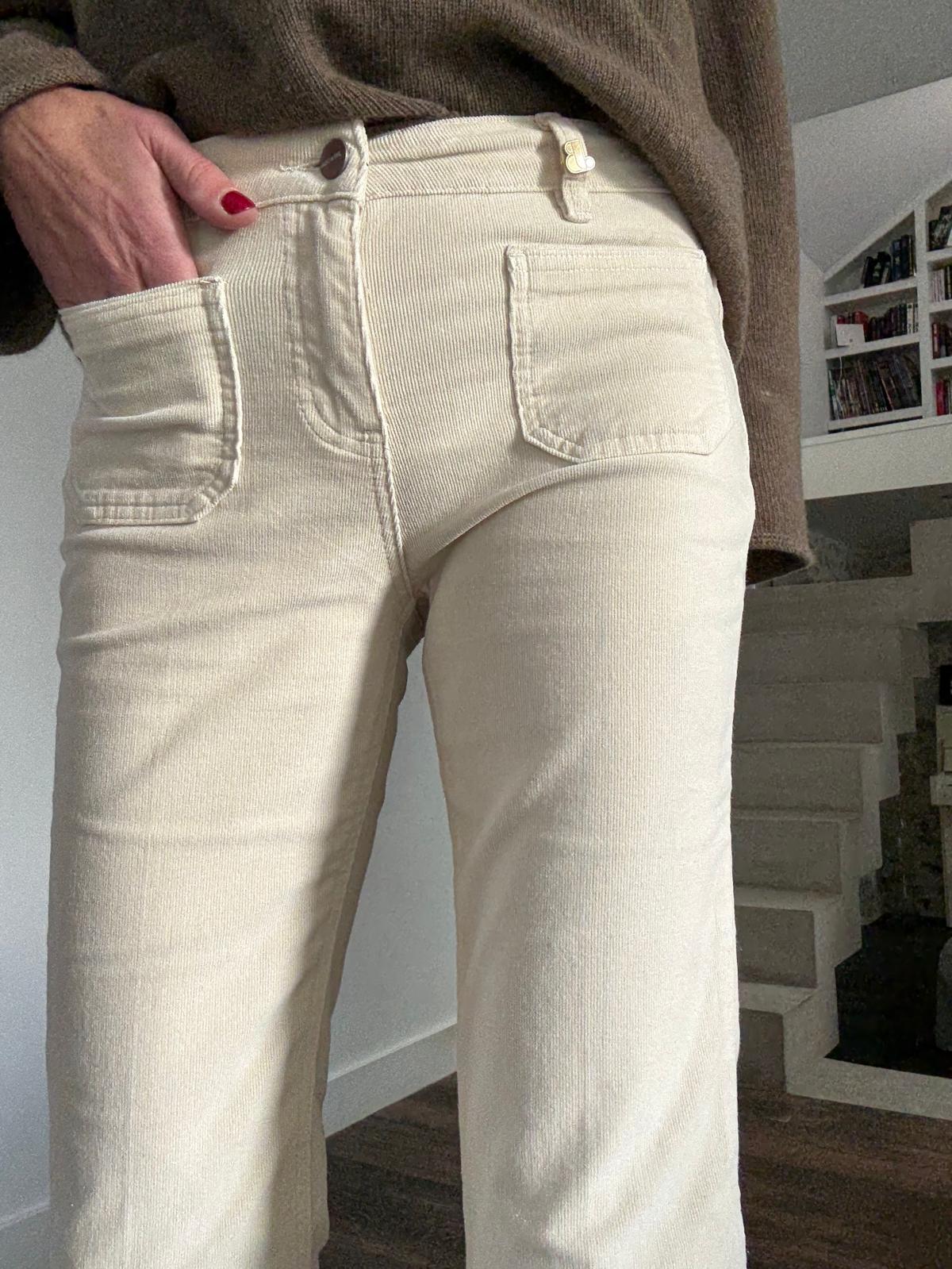 Velours Bastille écru