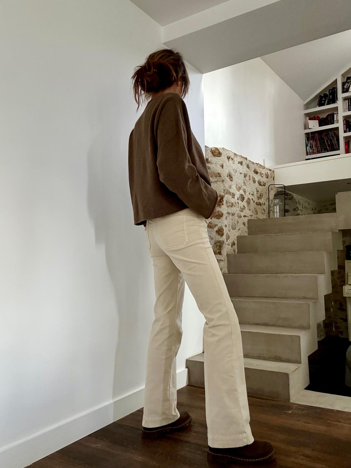 Velours Bastille écru