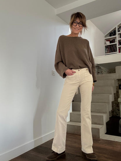 Velours Bastille écru