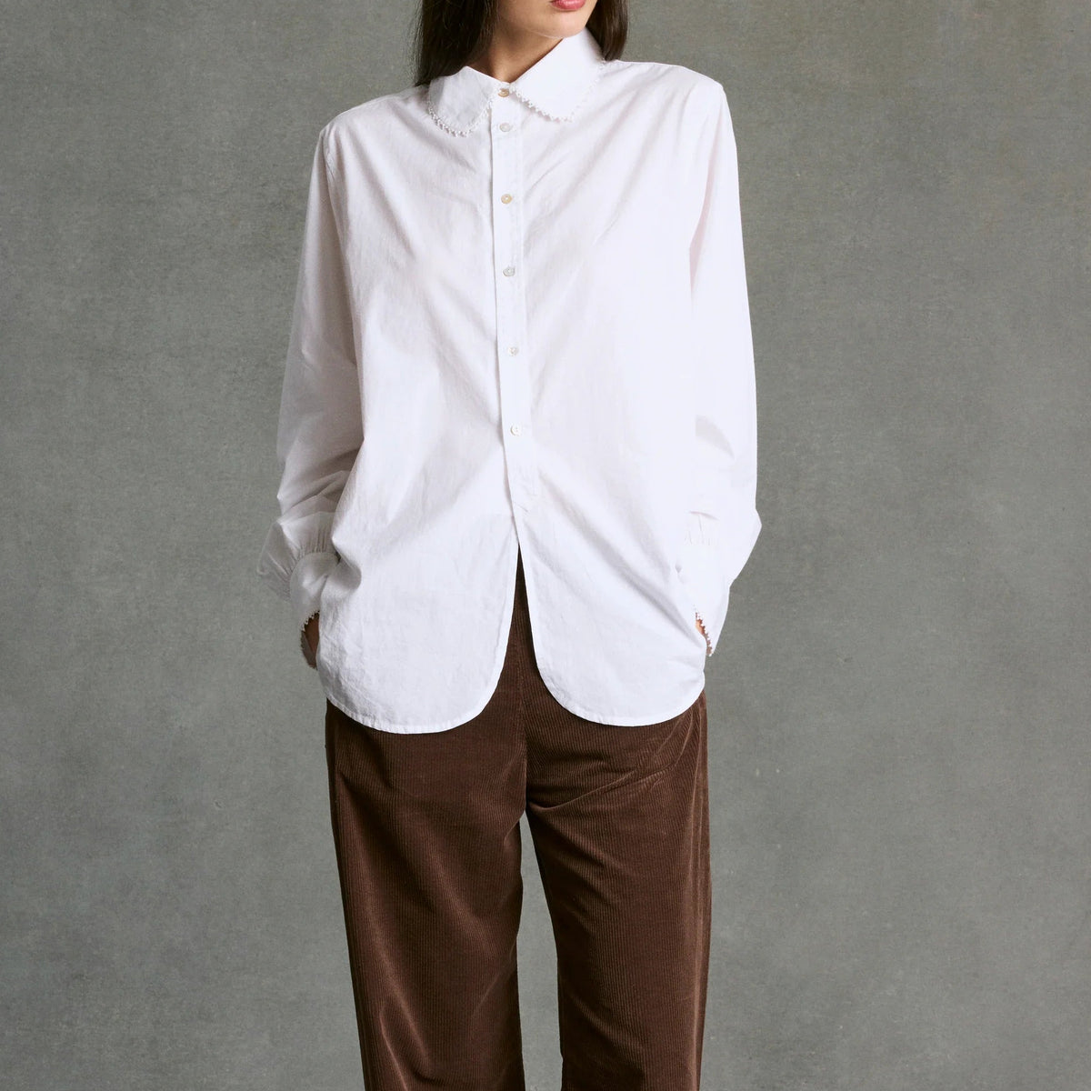 Cléo latte shirt - Hod Paris