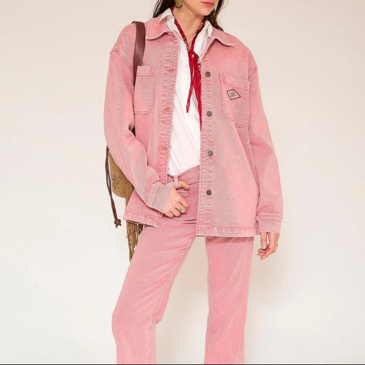 Veste chemise Willy Pacific Drill - blush