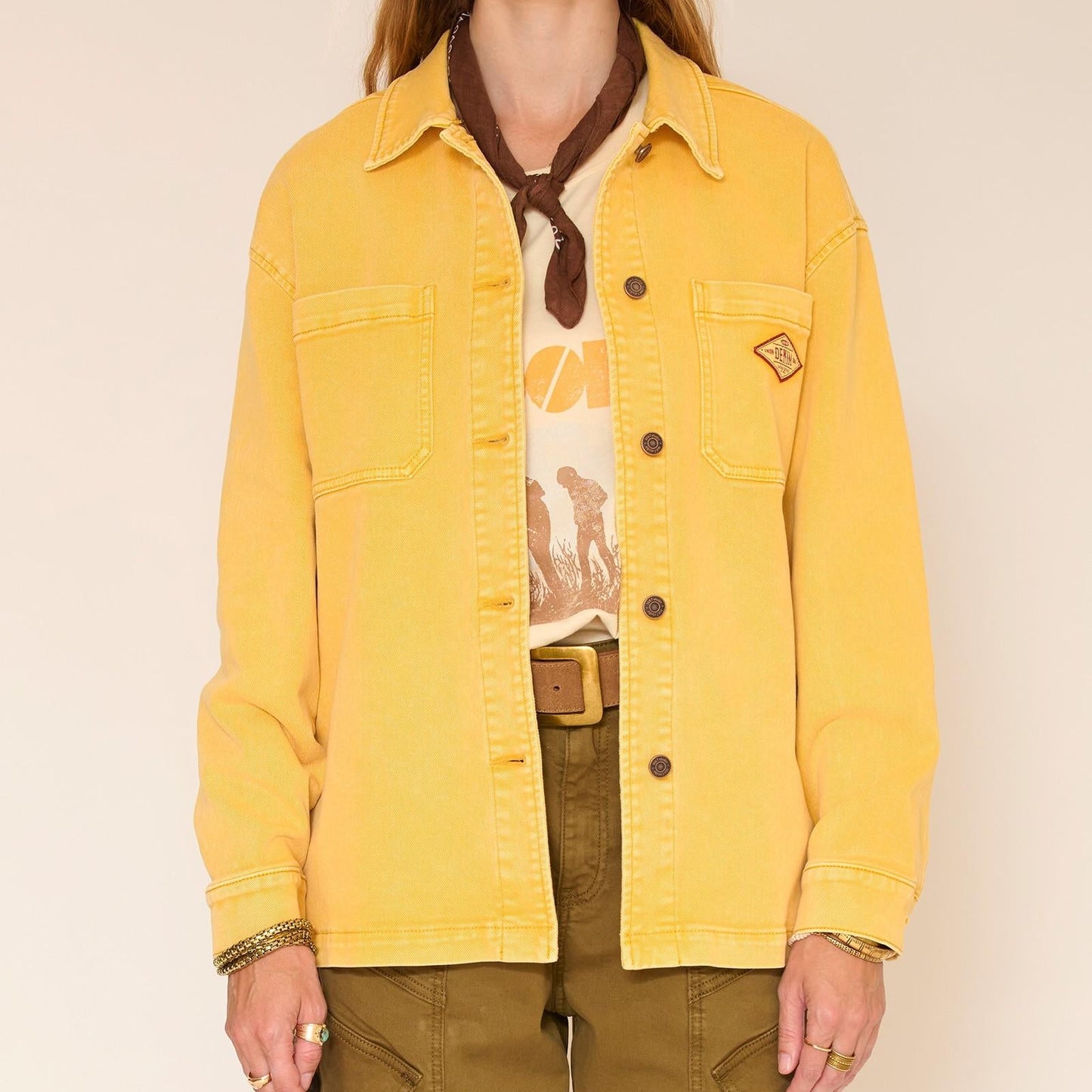 Veste chemise Willy Pacific Drill - curry