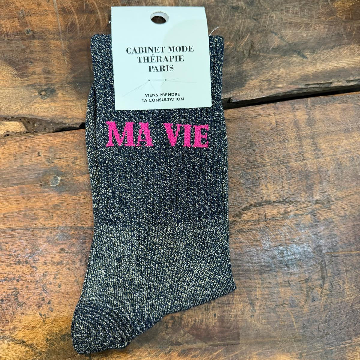 Chaussettes Ma vie glitter