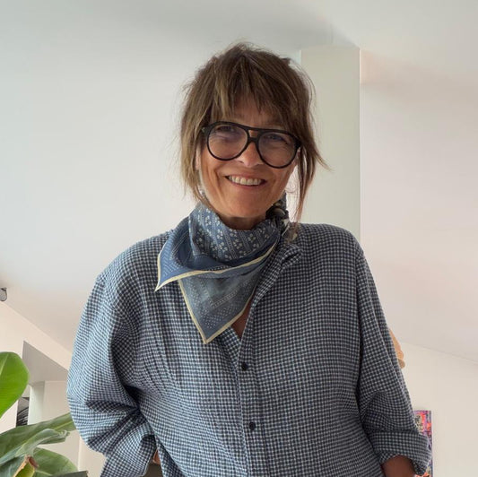 Foulard Talianna Cotta vintage blue