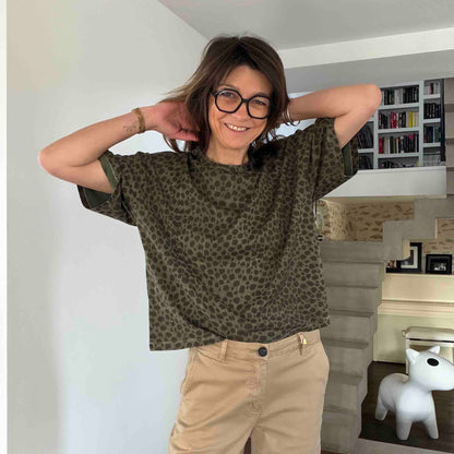 T-shirt Ambre léo kaki - Hod Paris