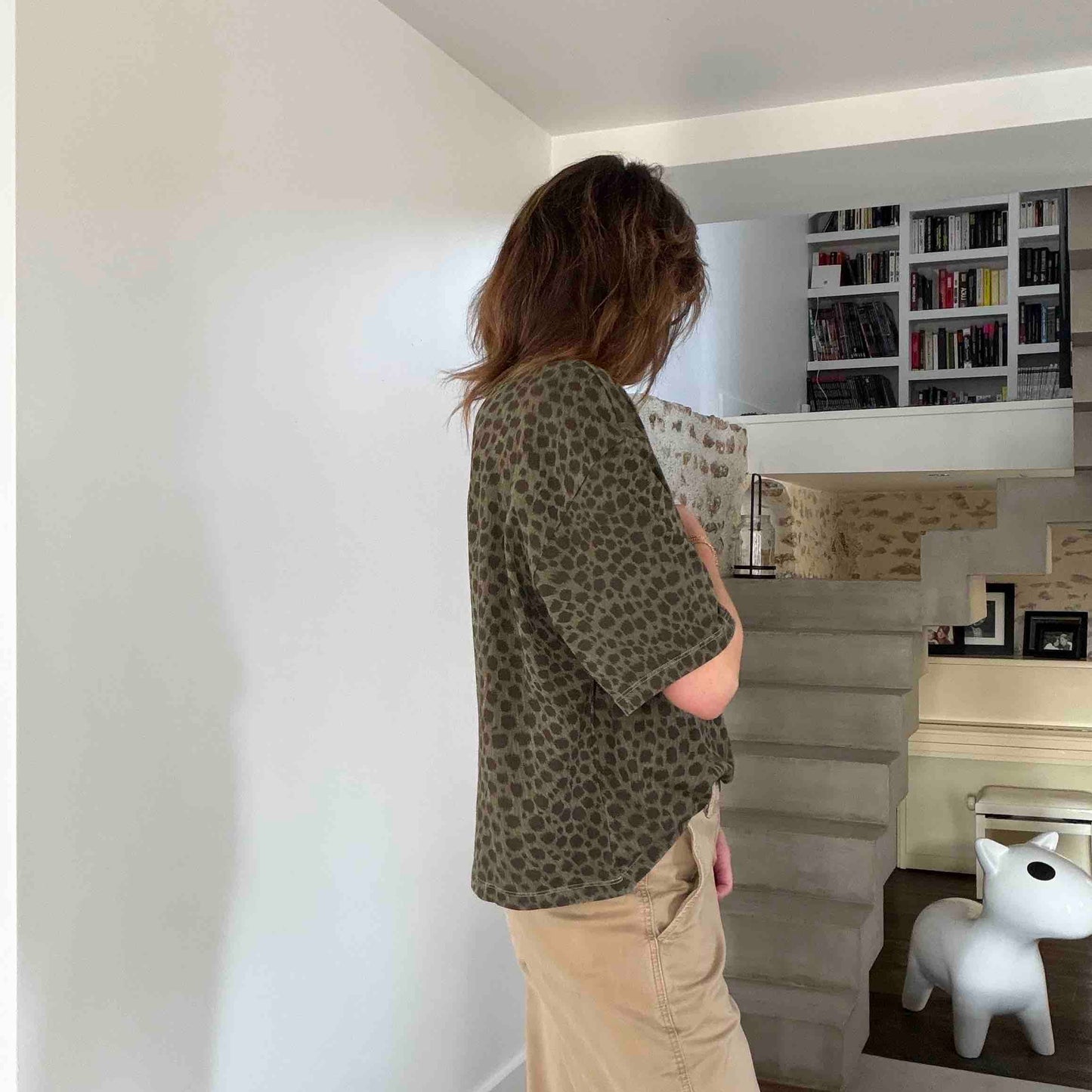 T-shirt Ambre léo kaki - Hod Paris