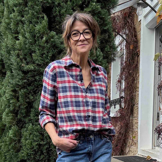 Chemise à carreaux Arlette