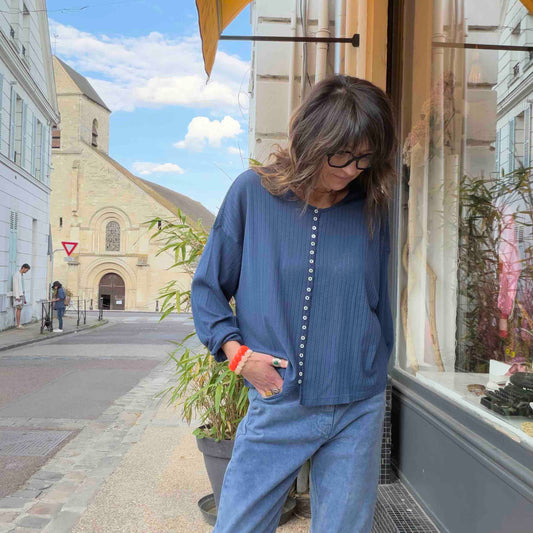 Gilet Audrey navy - Hod Paris