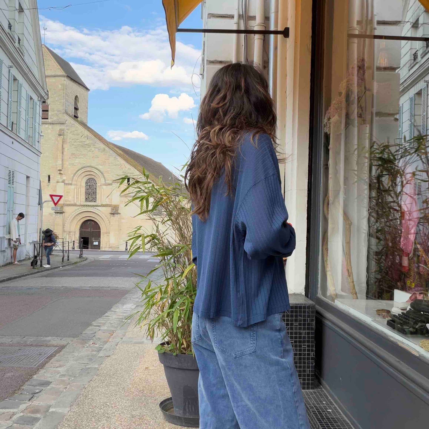 Audrey navy cardigan - Hod Paris