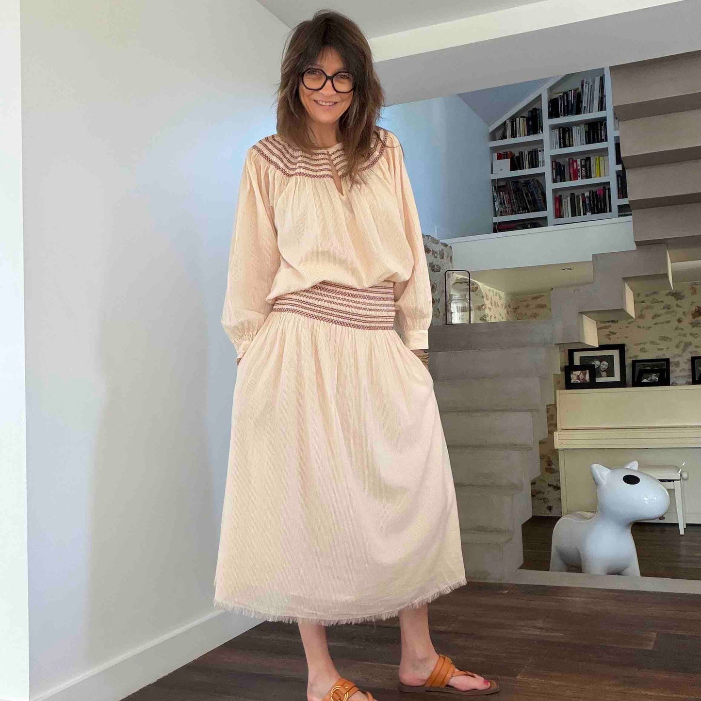 Jupe Aurore cream - Hod Paris