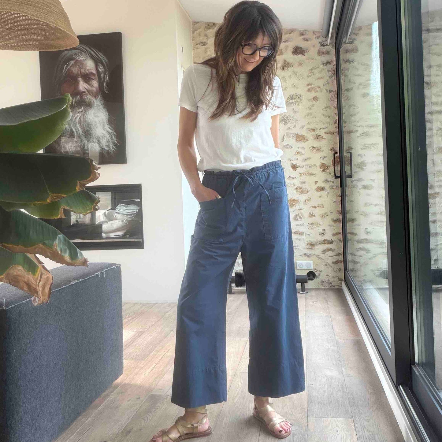 Babakar navy trousers - Hod Paris