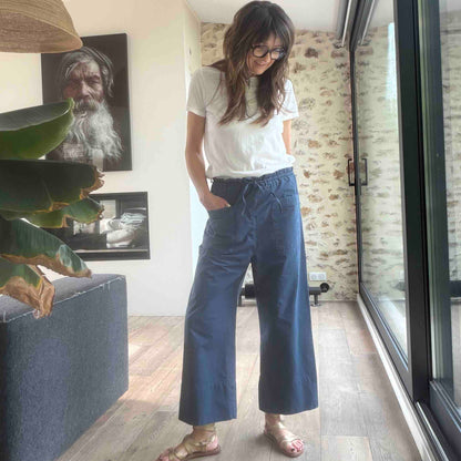 Babakar navy trousers - Hod Paris