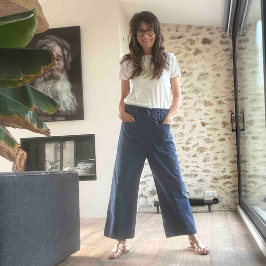 Babakar navy trousers - Hod Paris